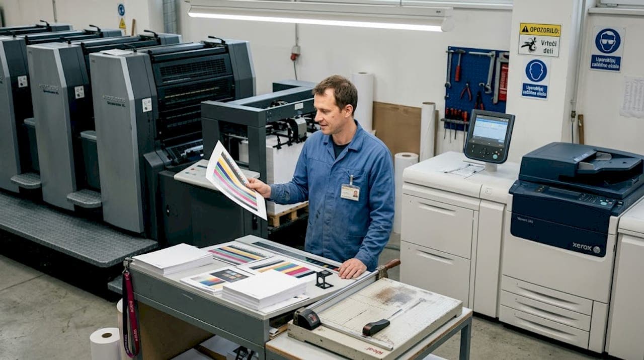 Izbira med digitalnim in offset tiskom: vodnik za podjetja